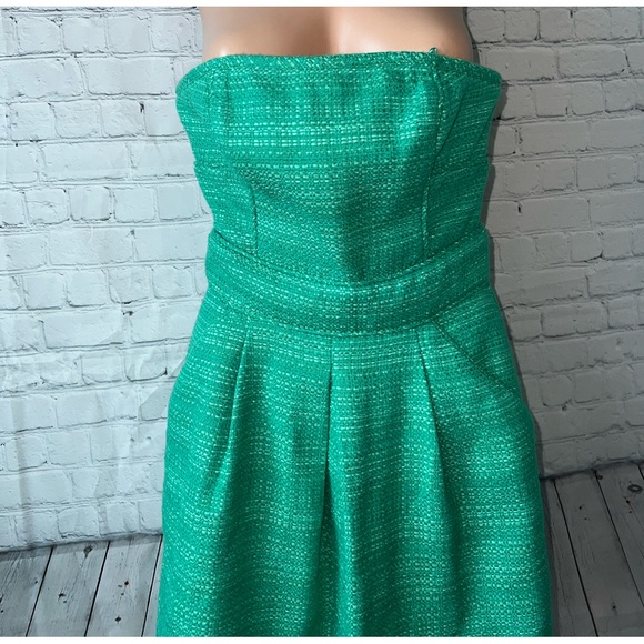 Banana Republic Green Strapless dress size 2 - Picture 2 of 11